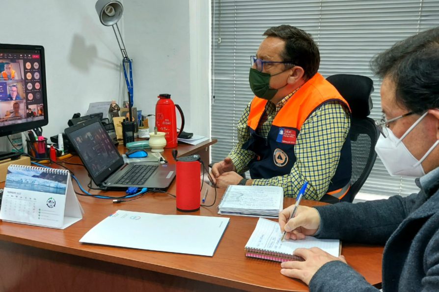 Delegado Presidencial Regional encabeza Mesa Técnica de Onemi por variable hidrometeorólogica en Aysén