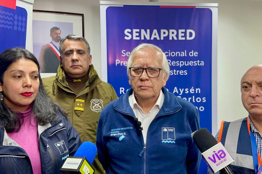 Gobierno declara alerta roja para las provincias General Carrera y Capitán Prat ante contingencia climática