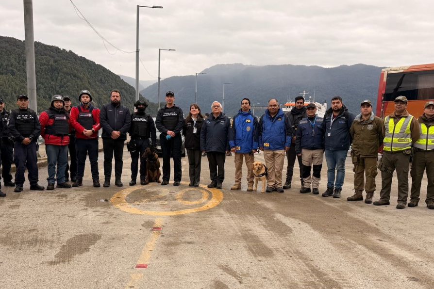 Amplio operativo desplegó el Ministerio de Seguridad Pública en La Junta y Cisnes